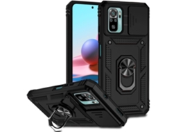 Lurelia Proteção Robusta Xiaomi Redmi Note 10 / 10s 4g, Capa Com Anel E Película De Ecrã