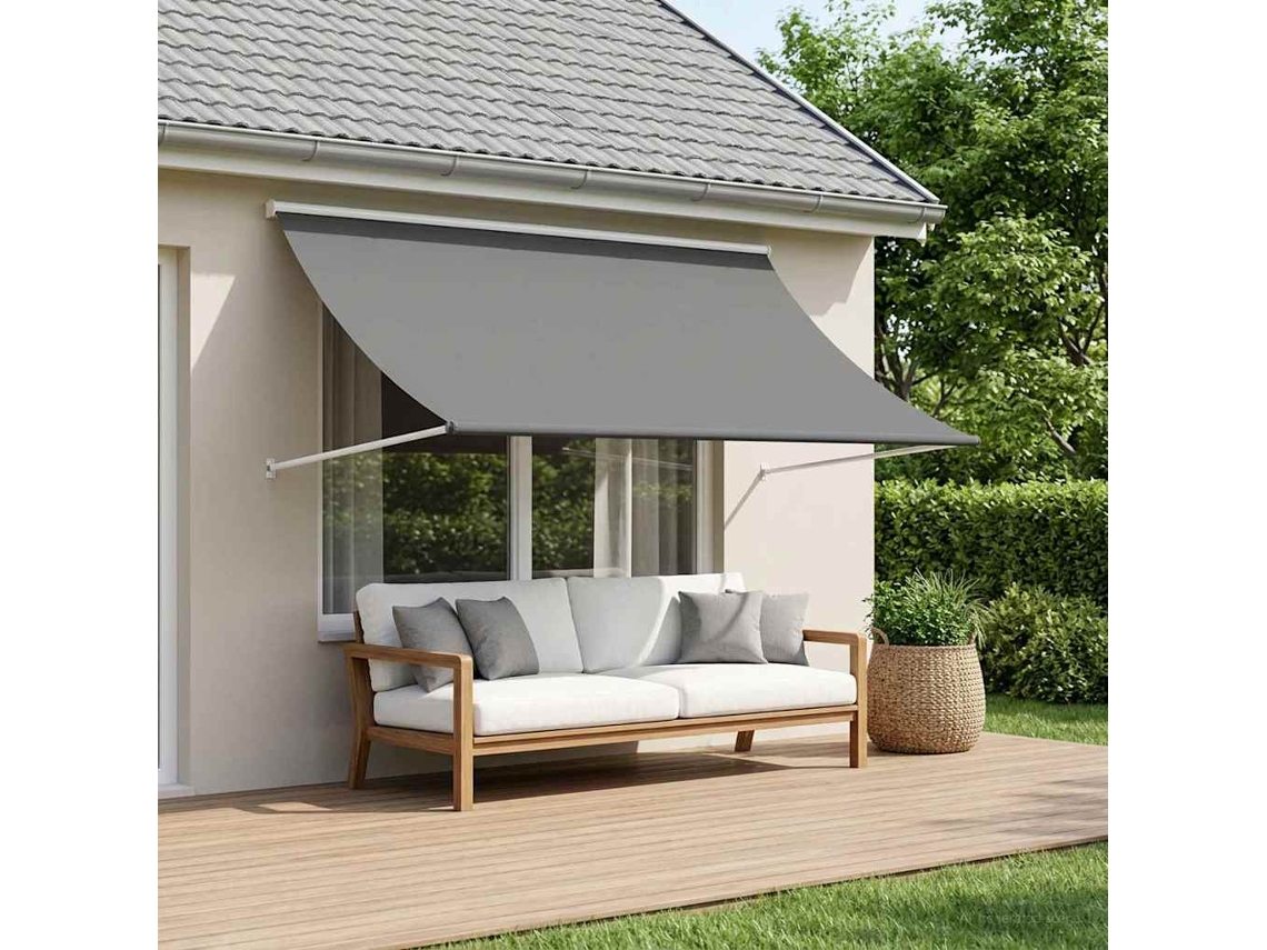 Vidaxl Toldo Cinzento-claro 400 X 150 Cm