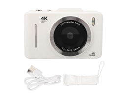 Câmera De Vídeo Digital 4k 48mp Vlogging Com Foco Automático 16x Zoom Gravador 64gb 2.8 Polegadas