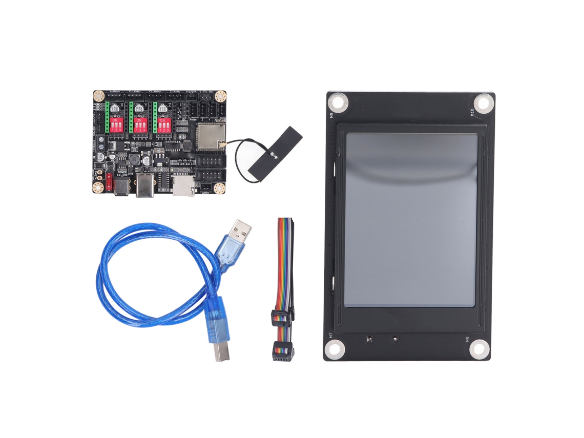 Kit de Exibição para Gravadora Desktop com Tela Tática 2,4 Polegadas e Processador 32 Bits
