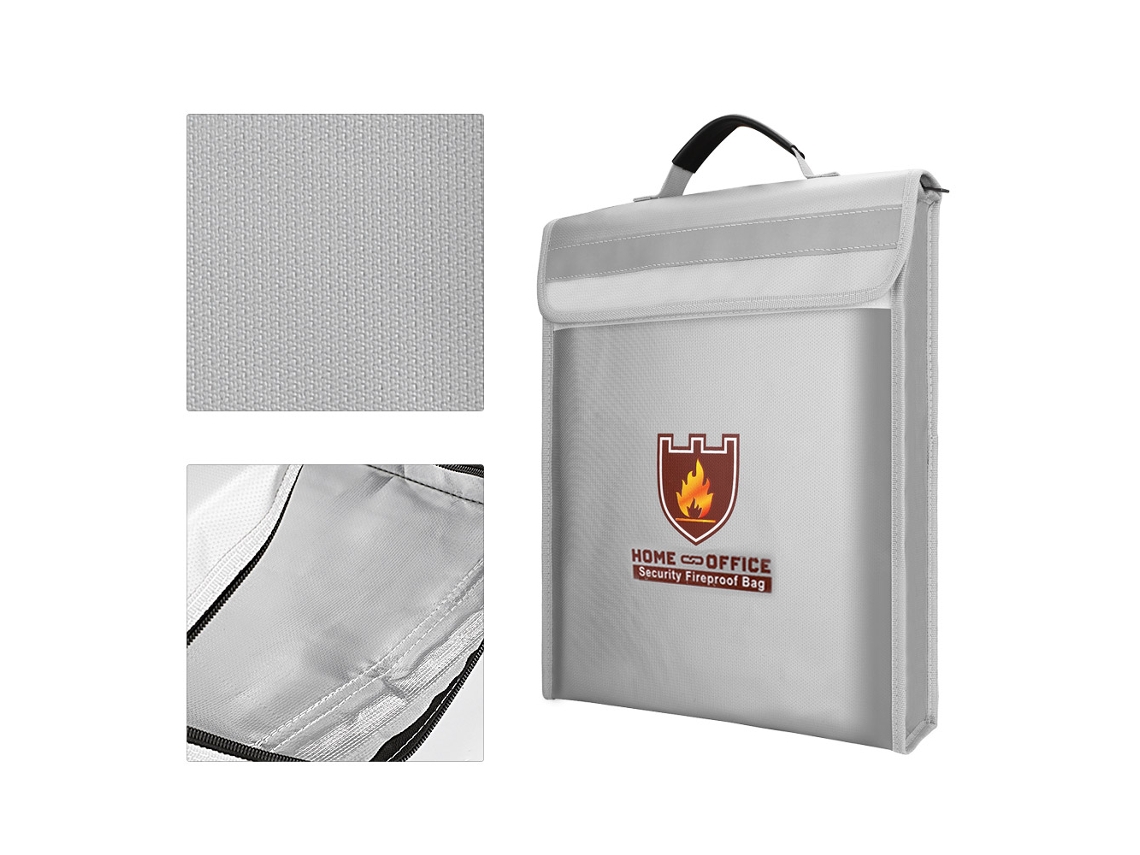 Bolsa Ignífuga e Impermeável para Documentos | S/MARCA