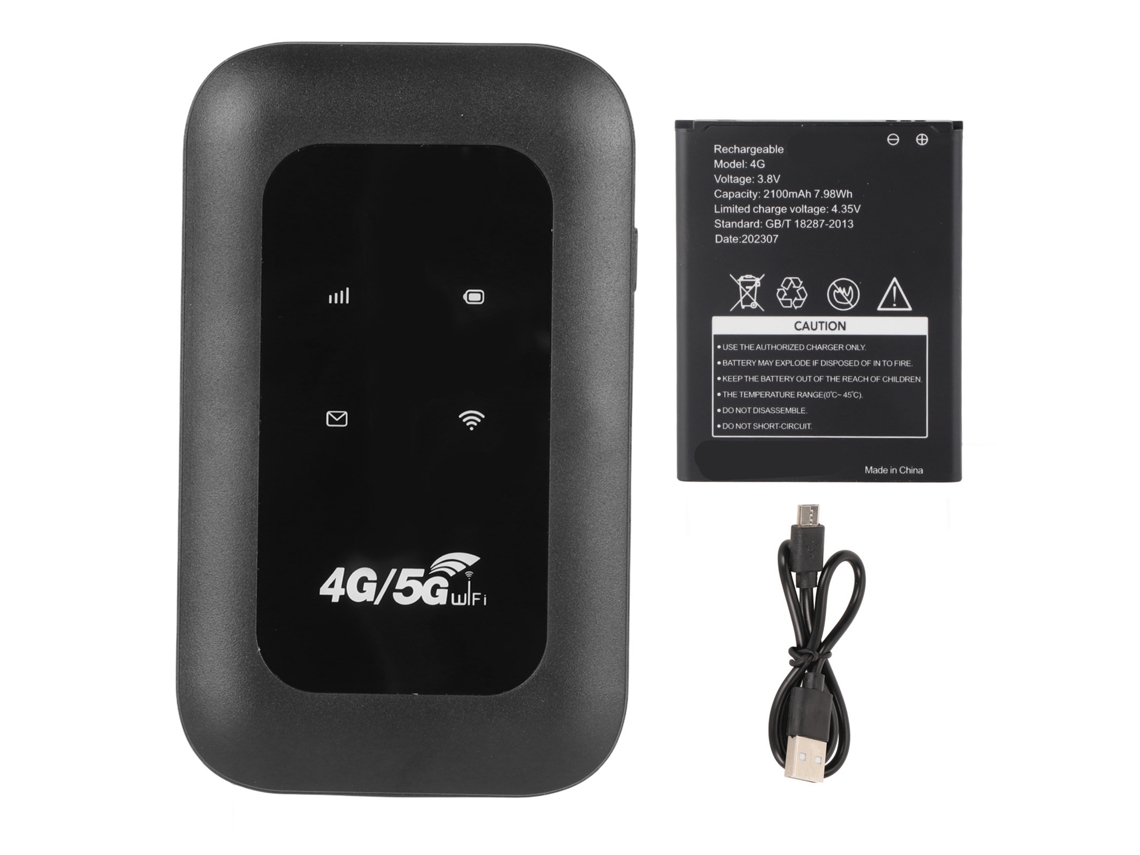 Wifi Móvel Portátil (cartão Sim Sem Fio 4g Acesso À Internet 150m)