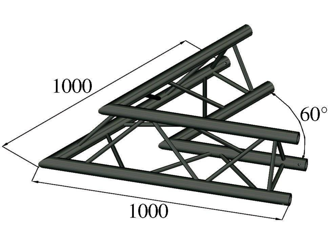 Armadura ALUTRUSS S-PAC 20 2 Vias 60°