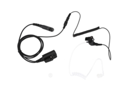 Fone Mali com tubo acústico, Air, para rádios Hytera, PD600, PD602, PD605, Zerama
