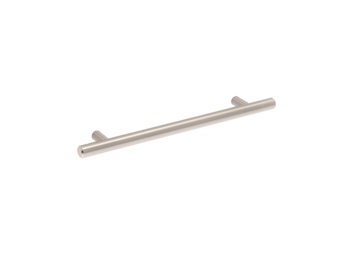 Puxador para Móveis em Aço com 160 mm de distância entre centros e acabamento Níquel Acetinado, conjunto de 6 HARDWAREXCHANGE