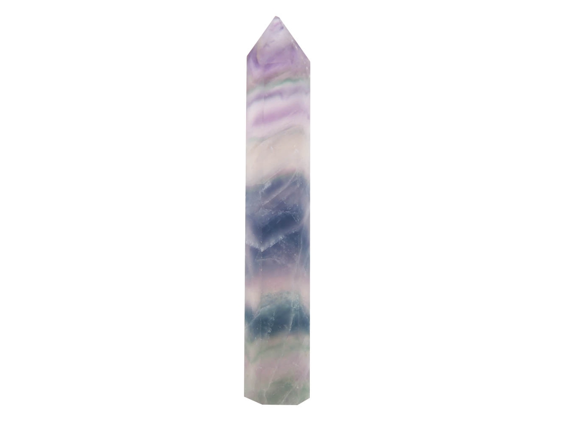 Pilar De Cristal De Fluorita Colorida Para Cura E Meditação