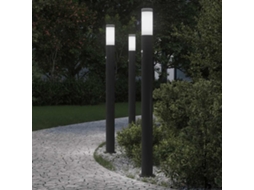 Vidaxl Luminárias de Balizamento com Sensor, 3 Unidades, 110 Cm, Aço Inoxidável, Ip44