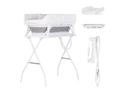 Banheira Sonata Com Suporte E Tapete Muda-fraldas Por Chipolino - Grey