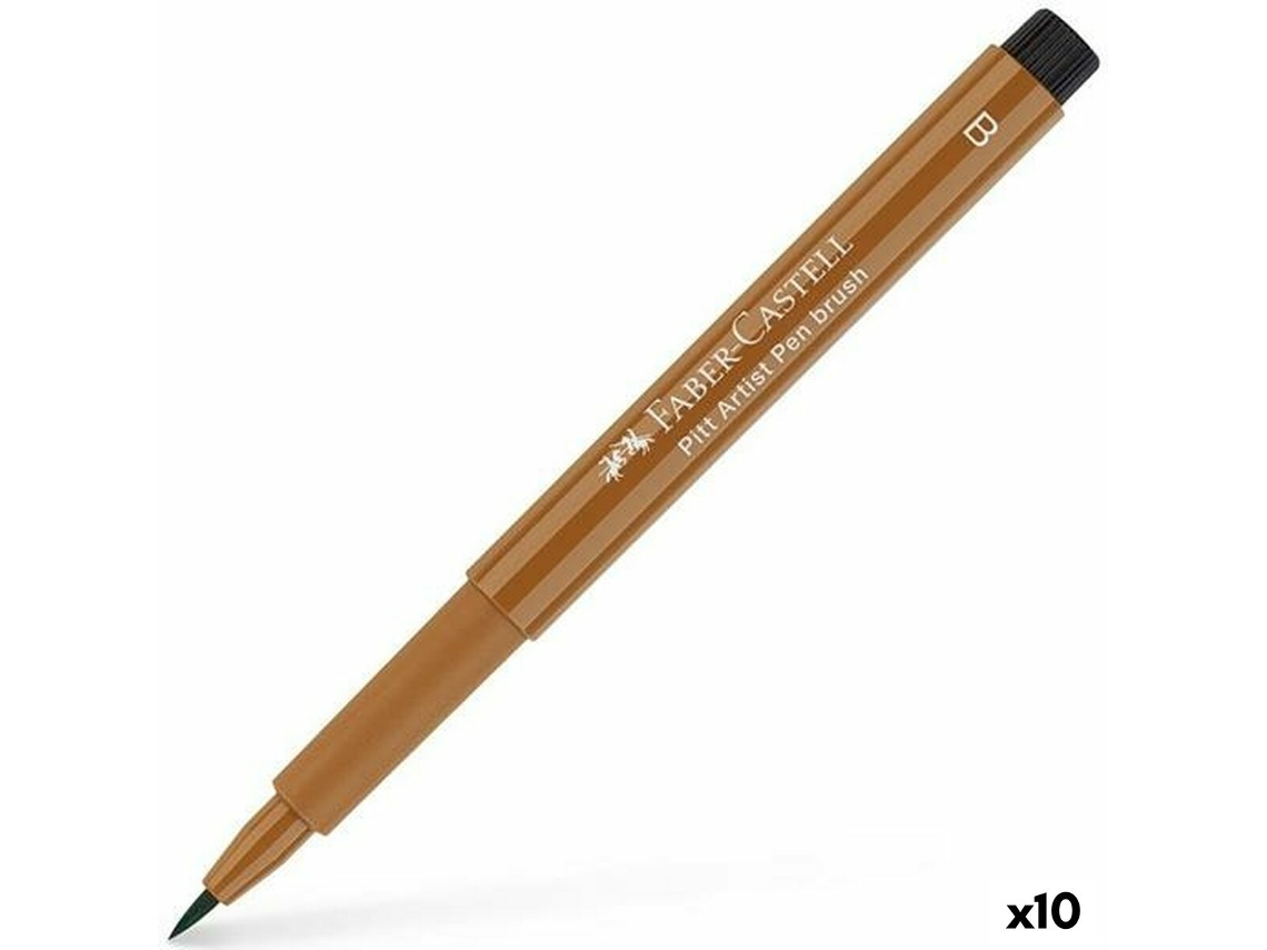 Marcadores FABER-CASTELL Pitt Artist Castanho 10 Unidades