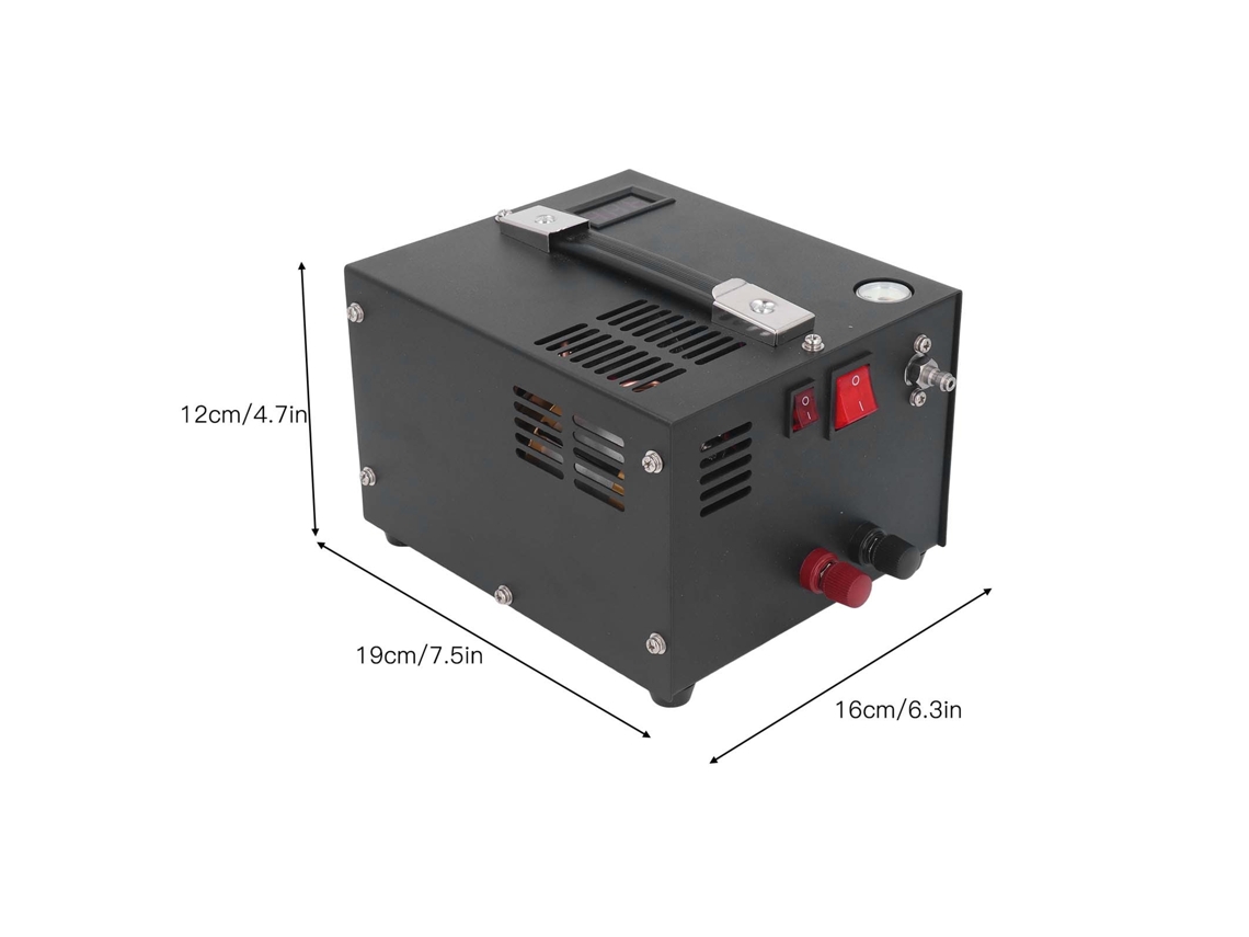 Laxiscreed Compressor De Ar Portátil De Alta Pressão, Sem Óleo, Compatível Com Dc 12v