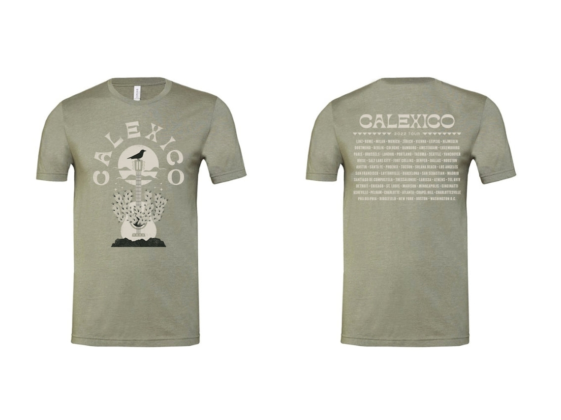 Calexico Calexico Tour 2022 T shirt ROCKINSTONE Unisex Adults Best Sellers Size:l