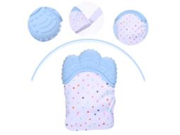 Primerox luva de Dentição Silicone Alimentar para Bebê com Som Alívio Dor Molar Brinquedo Masticável