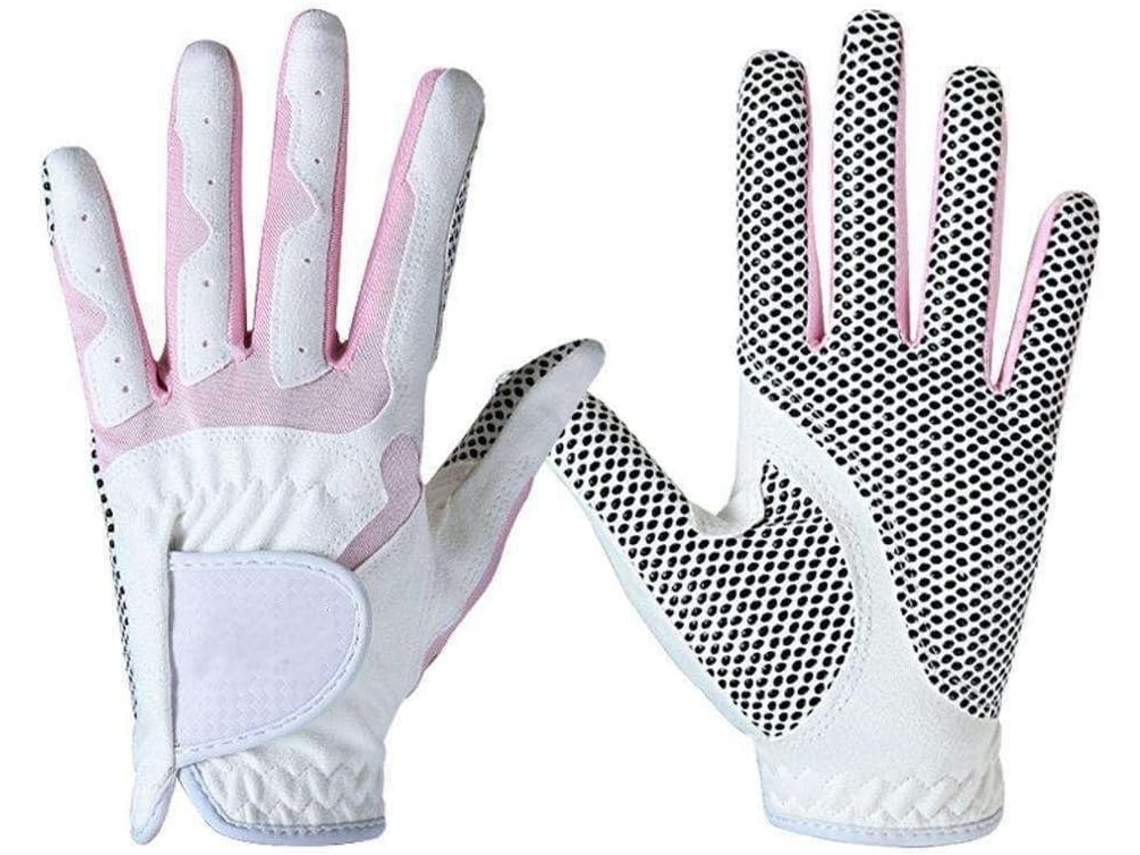 Luvas de Golfe Femininas Antiderrapantes com Ranhuras para Mão Esquerda e Direita S/MARCA
