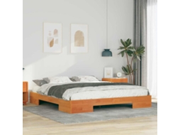 Vidaxl Estrutura Da Cama Castanho 200 X 200 Cm