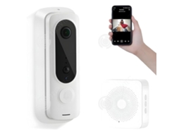 Campainha sem fio Inn 1080p 2,4 GHz Wi-Fi Visão noturna Áudio bidirecional Vigilância Desbloqueio e diálogo Campainha sem fio Innovtec