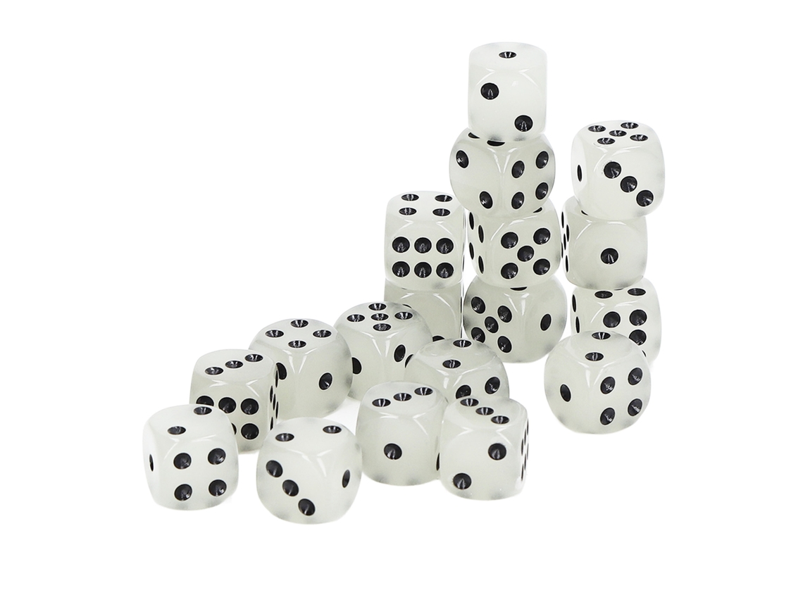 Set De 18 Dados Luminosos De 6 Faces 14mm Para Jogos De Mesa, Festas, Natal, Bar, Ktv
