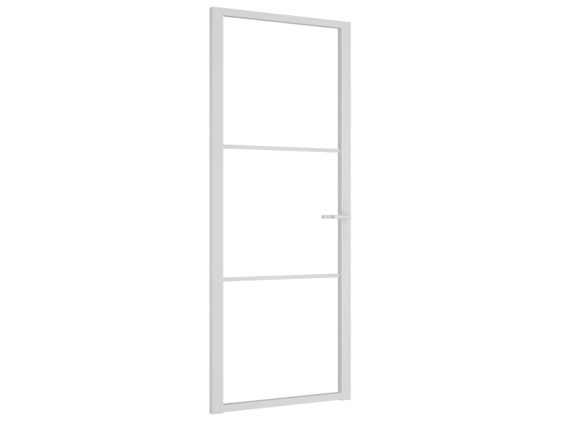 Conjunto 1 Porta Interior Vidaxl Branco Vidro (83 X 3.5 X 201.5 Cm)