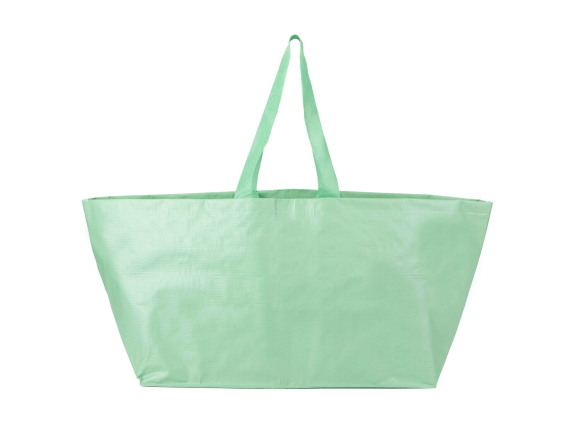 Saco Compras Reutilizável Ráfia 79L Verde  1 un