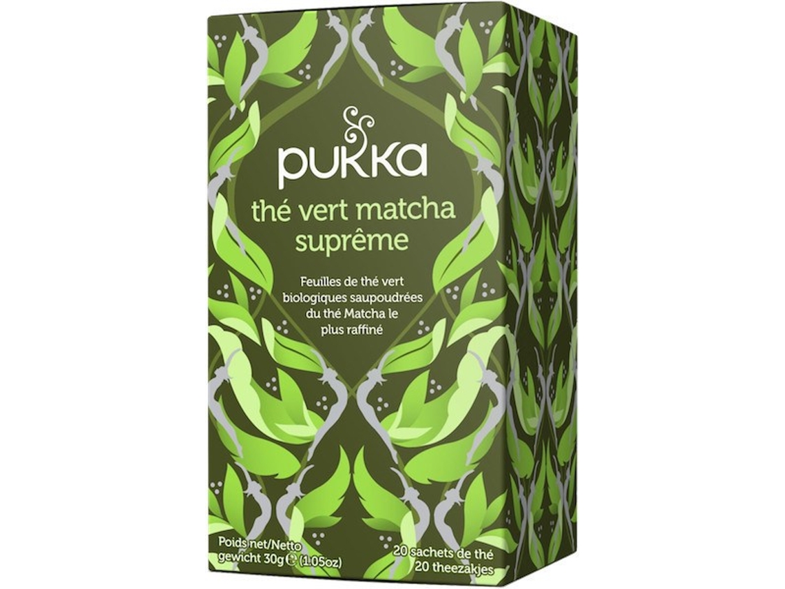Chá PUKKA Te Supreme Matcha Verde 20 Bolsitas (Limão)