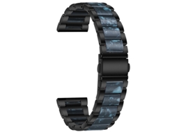 Bracelete de Aço com Resina para Garmin Venu 2 Safira