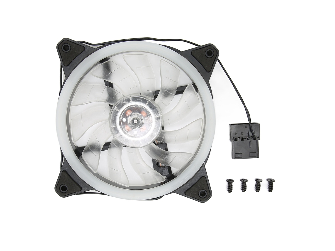 Rgb Fan Sem Fio Silencioso 120mm Alto Fluxo De Ar Cor Ajustável Cooler De Gabinete De Pc