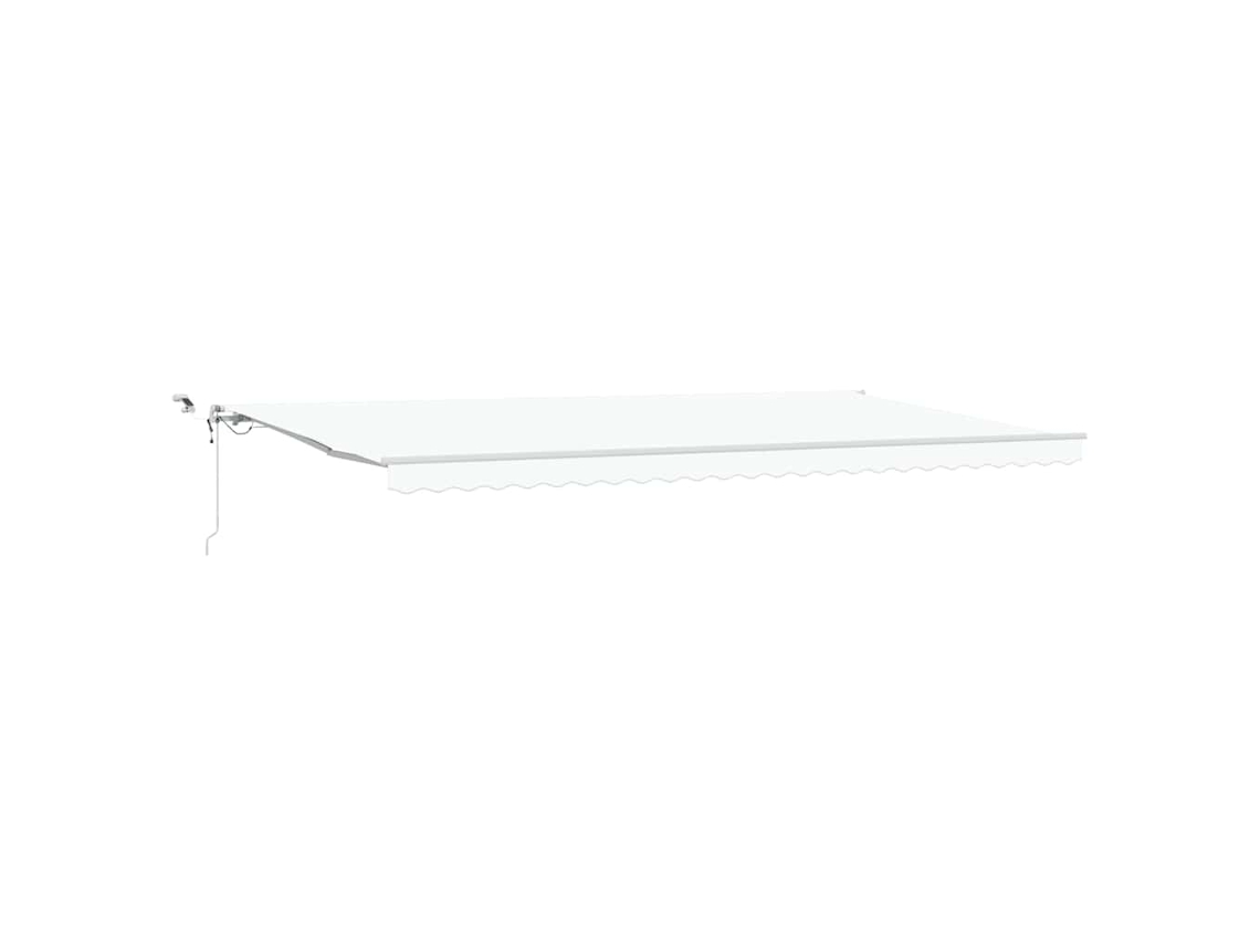 Toldo Retrátil Branco 600 × 300 Cm Poliéster e Metal MAISON EXCLUSIVE