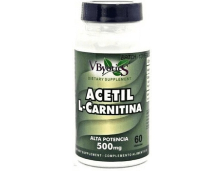 Suplemento Alimentar VBYOTIC Acetil -L -Carnitina Carnipure 500 Mg (Cherry, Uva)