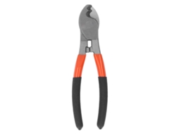 Tesoura de Cabo 8 Polegadas com Porta de Descascamento Aço Carbono Alto Alça Pvc para Fios Elétricos