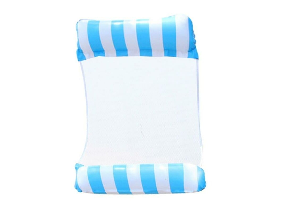 Colchão Inflável Dobrável Para Piscina, Azul
