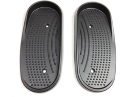 Peças de reposição para máquinas de degraus com base de 180 mm de comprimento.