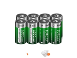 Bateria Li Ion Tipo C Palo, Capacidade De 6000mwh, Recarregável,8pcs Bateria Oem