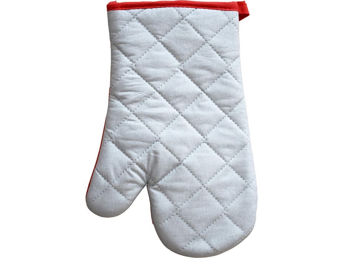 2026 luva de Forno de Silicone Espesso Resistente Ao Calor para Cozinhar, Assar, Churrascos e Asado (vermelho, Prata)