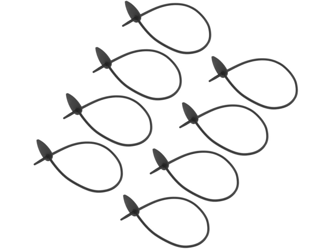 Conjunto De 8 Peças De Amarras De Silicone Reutilizáveis E Duráveis Para Plantas.