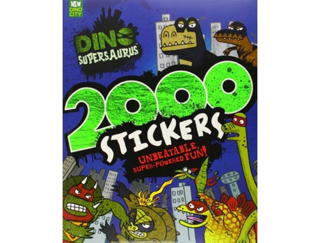 Livro Dino Supersaurus.(200 Stickers) de VVAA (Inglês)
