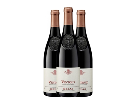 Vinho DELAS FRÈRES Côtes du Ventoux (0.75 L - 3 Unidades)
