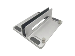 Lurelia Suporte Vertical Para Portátil Ajustável, Antiderrapante, Em Liga De Alumínio, Para 17 Polegadas, Compatível Com Portátil, Em Prateado