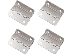 Conjunto De 4 Dobradiças Vintage Para Armário, Dobradiças Antigas De Ferro 4cm Prateadas