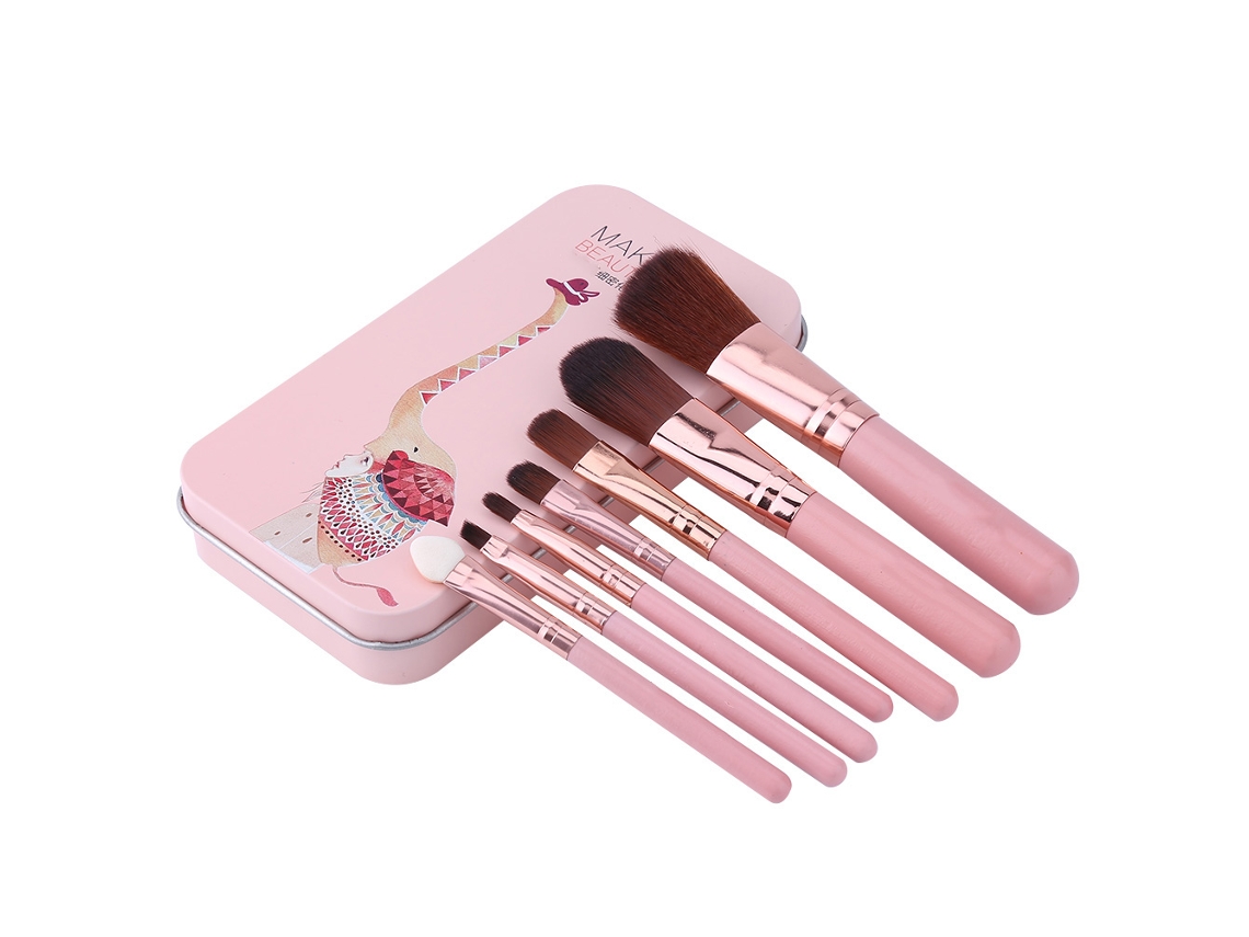 Conjunto De Pincéis De Maquiagem Para Olhos E Rosto