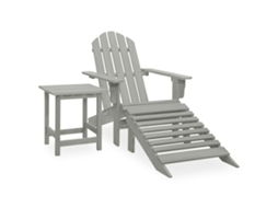 Garden Chair, Garden Chairs Vidaxl Cinzeto Madeira (n/a)