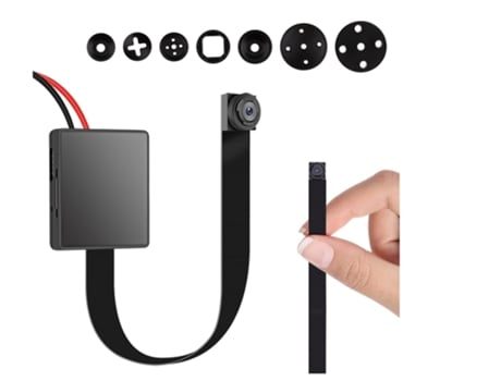 Mini Câmara a Bateria Discreta 1080P Deteção Movimento Micro P2P