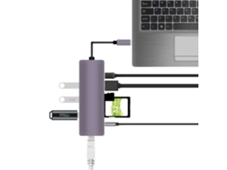 Adaptador (usb 3.1 Tipo-c, Saída Hdmi) Adaptador Usb 3.1 Tipo-c 9 Em 1
