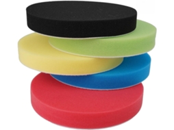 Conjunto De 5 Discos Polimento Planos E Redondos 180 Mm (7 Polegadas)