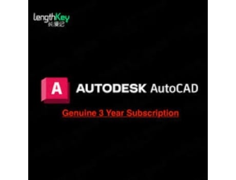 Licença oficial do Autodesk Autocad 2024 (assinatura de 3 anos) para Windows 10/11
