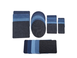 25 Parches de Tela Jeans LAXISCREED