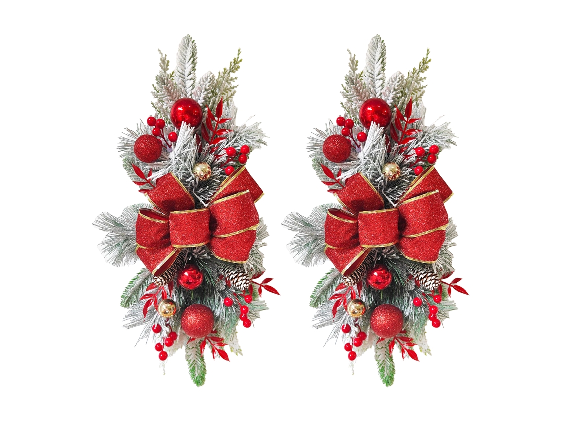 Conjunto de 2 Flores de Natal para Escada LAXISCREED