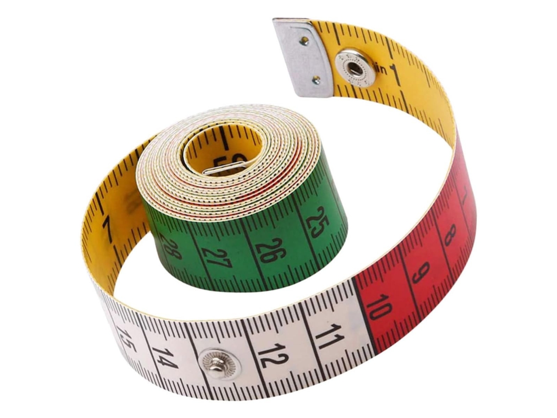 Lurelia Fita Métrica Flexível Dupla Face Portátil 5m Couro Para Costura E Artesanato