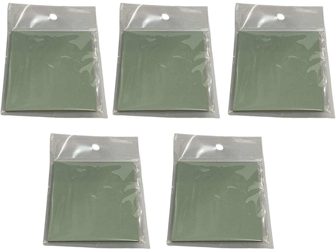 Conjunto de 5 Blocos de Notas Adesivas À Prova D'água Cor Macaron Material Escolar e de Escritório SFUSHOS