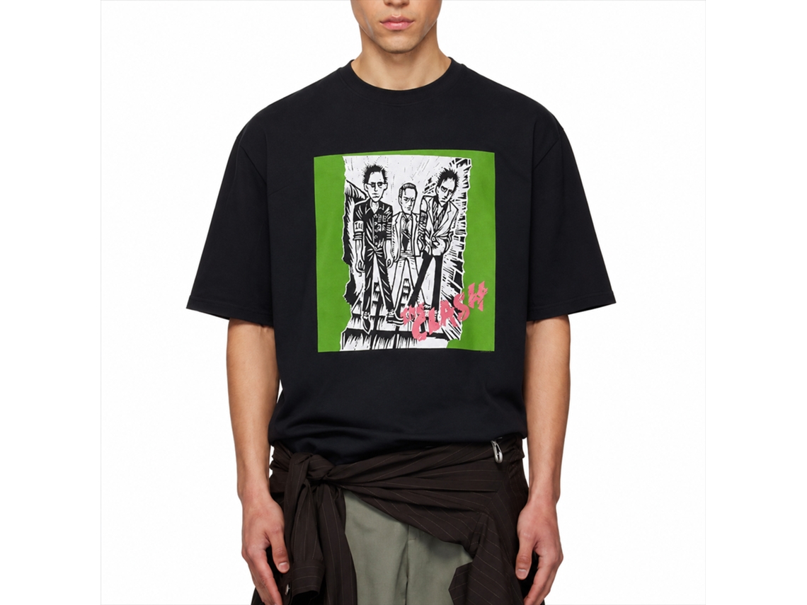 The Clash 1st Album Logo T-shirt Unisex Adults Size:m