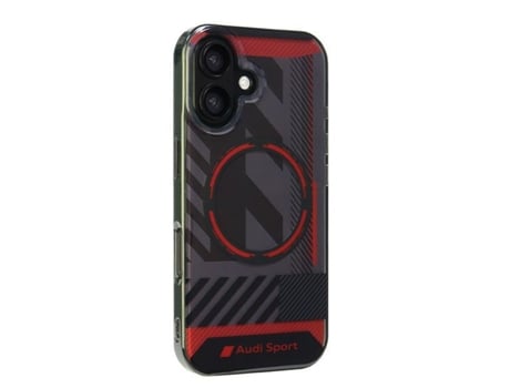 Capa para iPhone 16 AUDI Rígida Preto