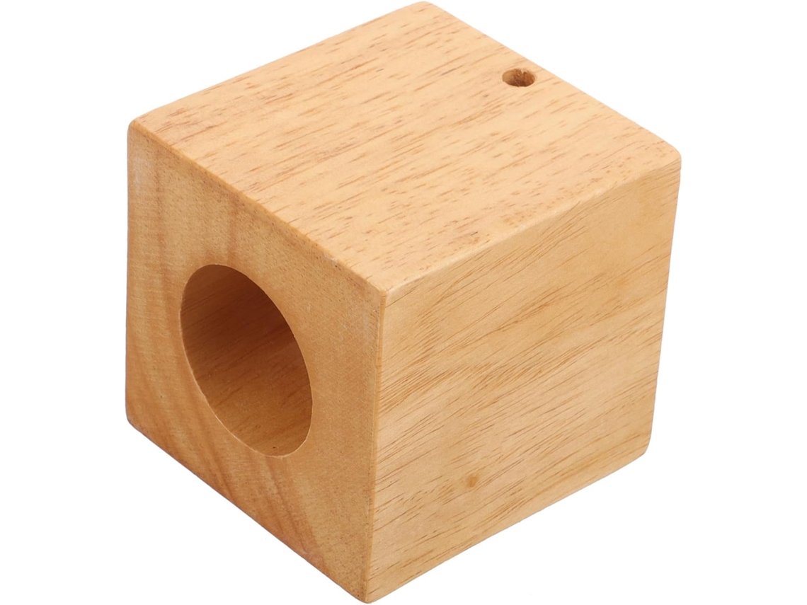 Base De Madeira Maciça Para Abajur Kombuida, Base Minimalista Para Luminária De Mesa E Suporte Pequeno Liso Madeira